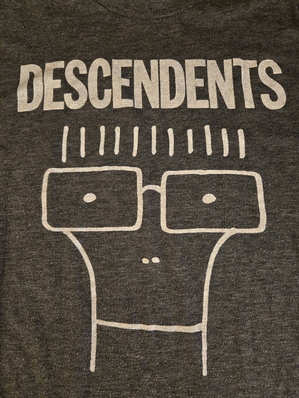 Descendents Milo Punk Rock Band T-Shirt Gray Vintage Style Size M